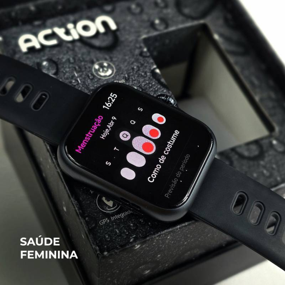 Smartwatch Wearzone Action | Esportivo | A prova D'Água, GPS integrado e 7 Dias de Bateria - #16