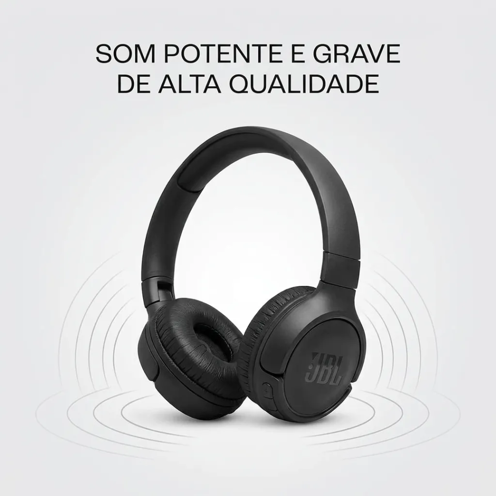 Fone De Ouvido Jbl 530bt Bluetooth Wireless Sem Fio - #3