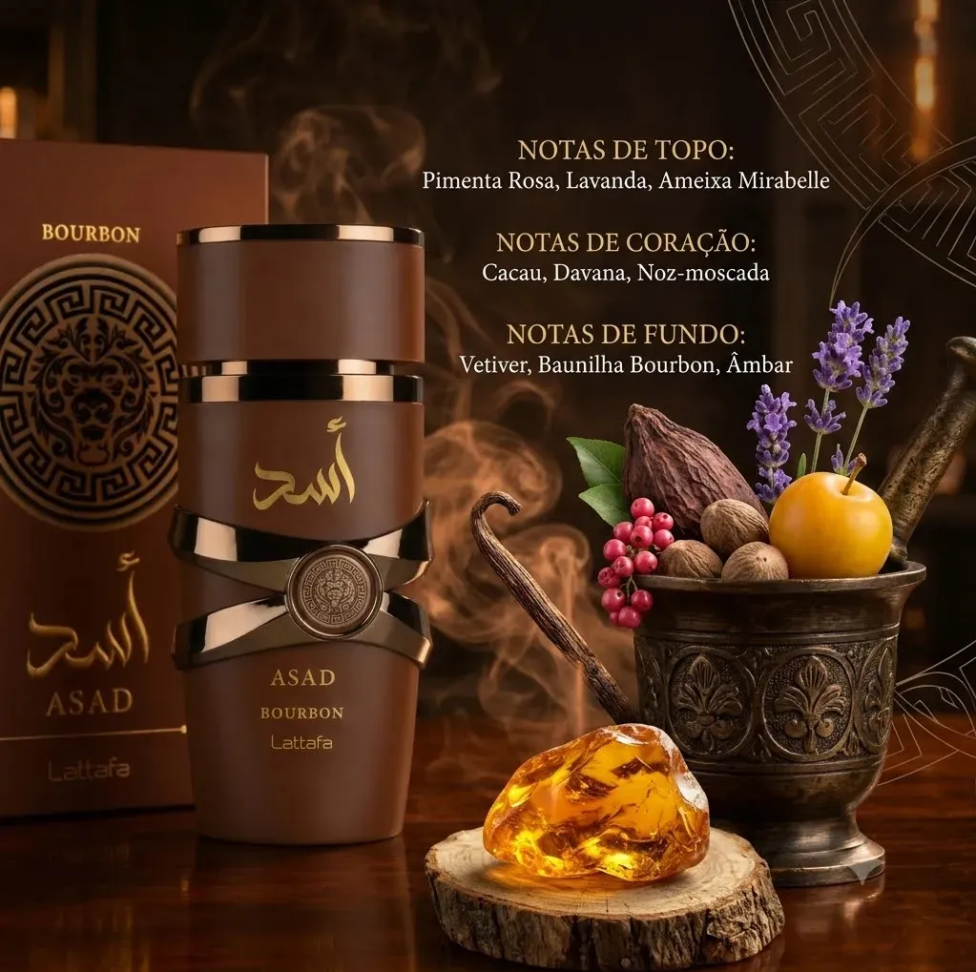 Perfume Lattafa Asad Bourbon Edp Masculino 100ML - #3