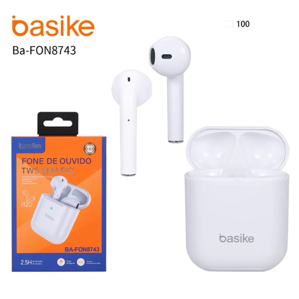 Fone de Ouvido Bluetooth 5.3 TWS Original – Som Premium e Conexão Estável - Android - Iphone