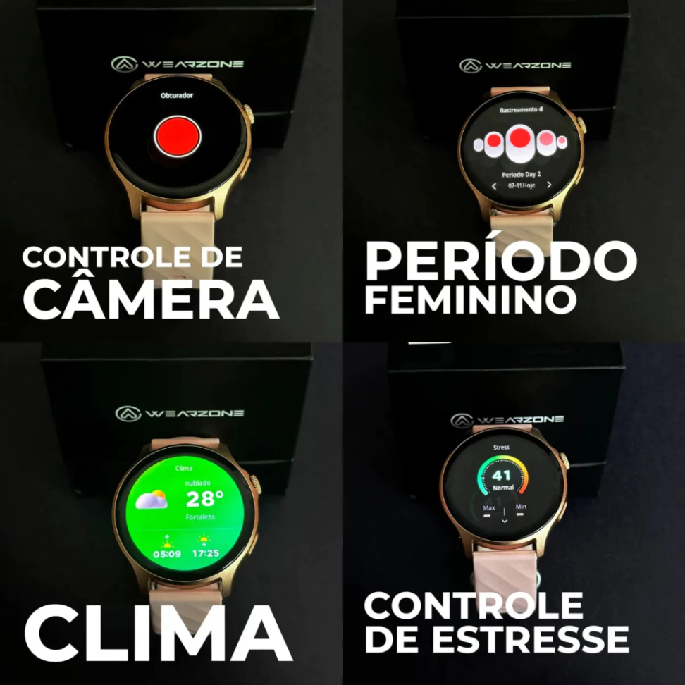 Smartwatch Wearzone Life 1atm 1.43 45mm Sport Silicone - #3