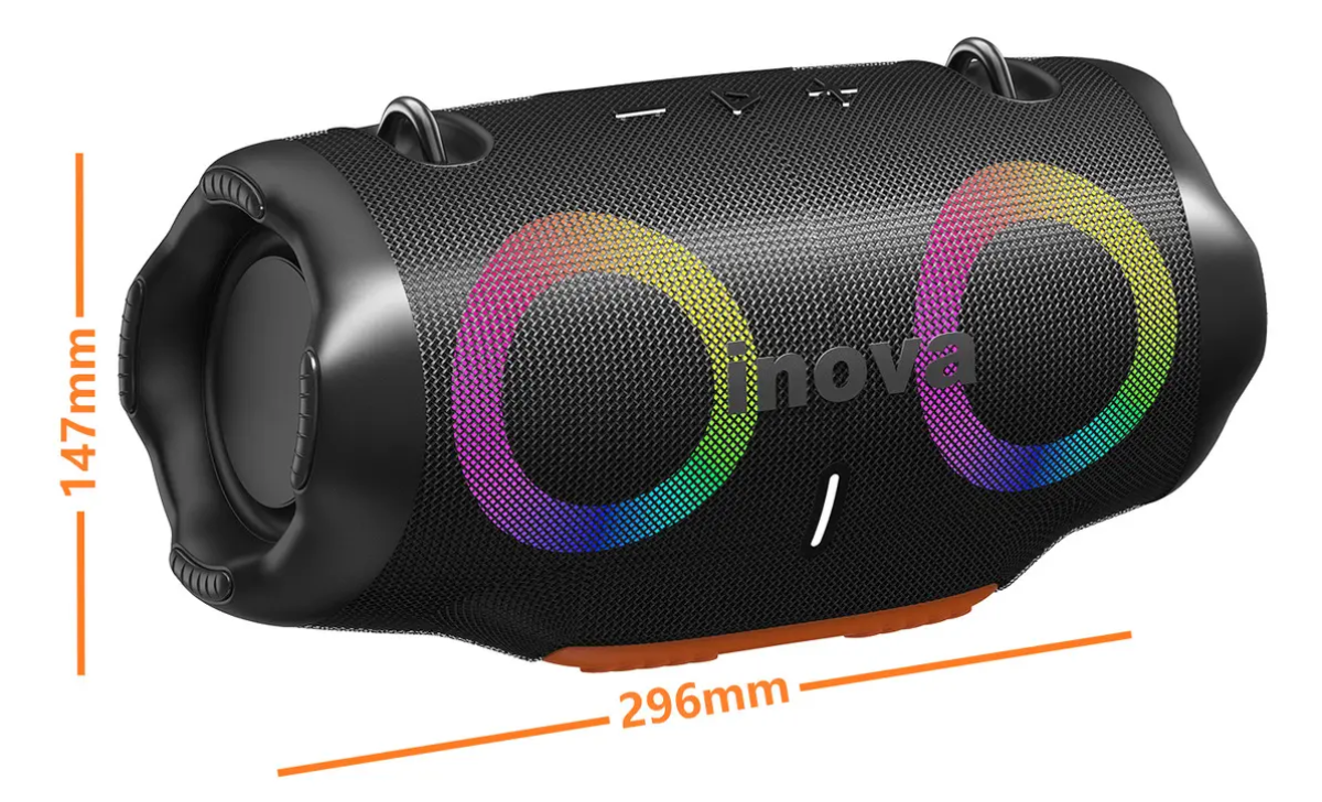 Caixa De Som Inova 30w Bluetooth Tws Estéreo Alta Hifi Festa À Prova D'água Ipx6à Com Rgb - #10