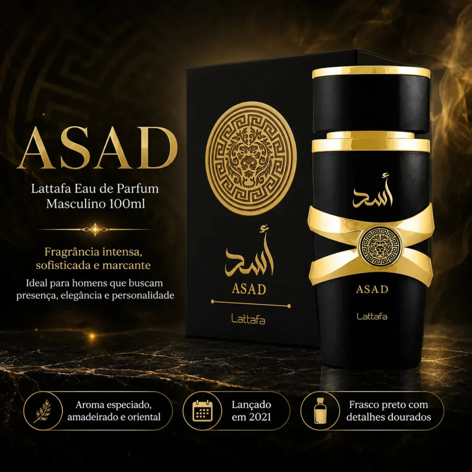 Perfume Lattafa Asad Edp Masculino 100ML - #5