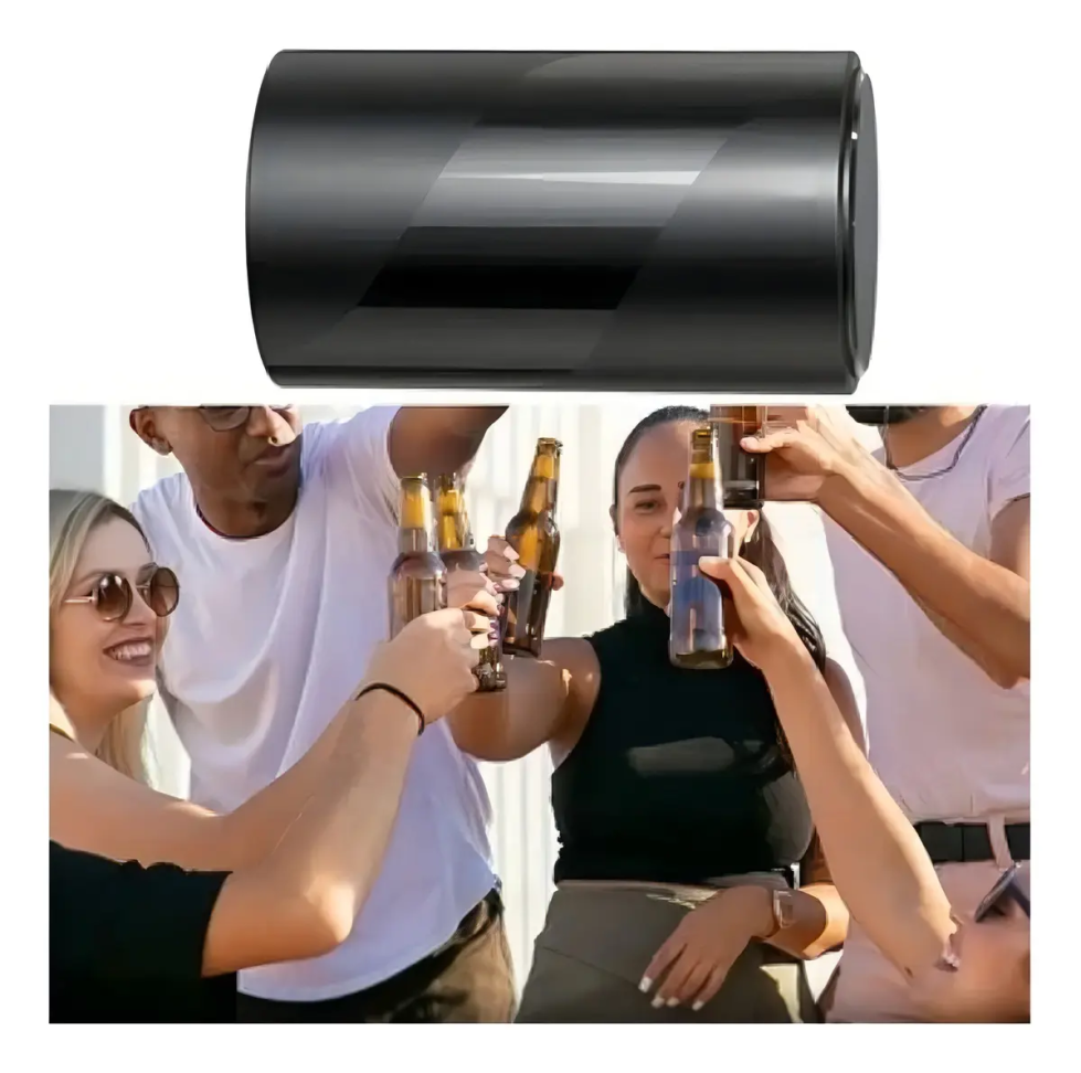 Abridor de Garrafas Magnético Automático Preto Para Cerveja - #4