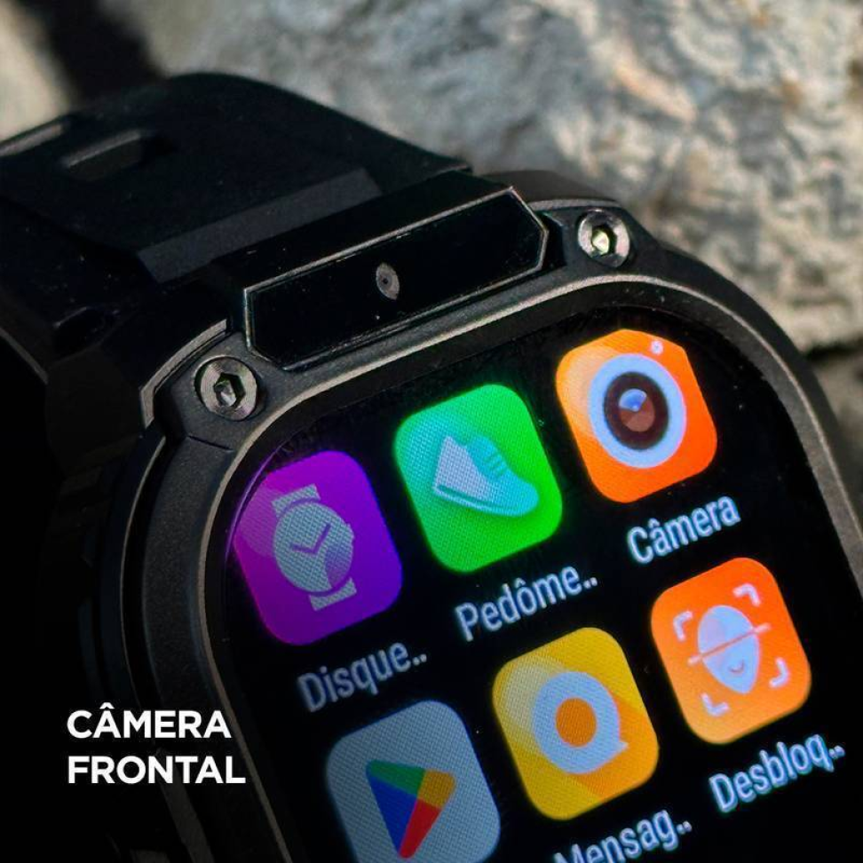 Smartwatch Wearzone Horizon Titan 4g Tela Amoled Proteção Panda Glass 2GB RAM 16GB ROM Ultra Robusto - #21