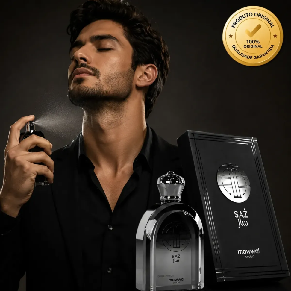 Perfume Mawwal Symphony Saz Eau de Parfum 100ml Amadeirado