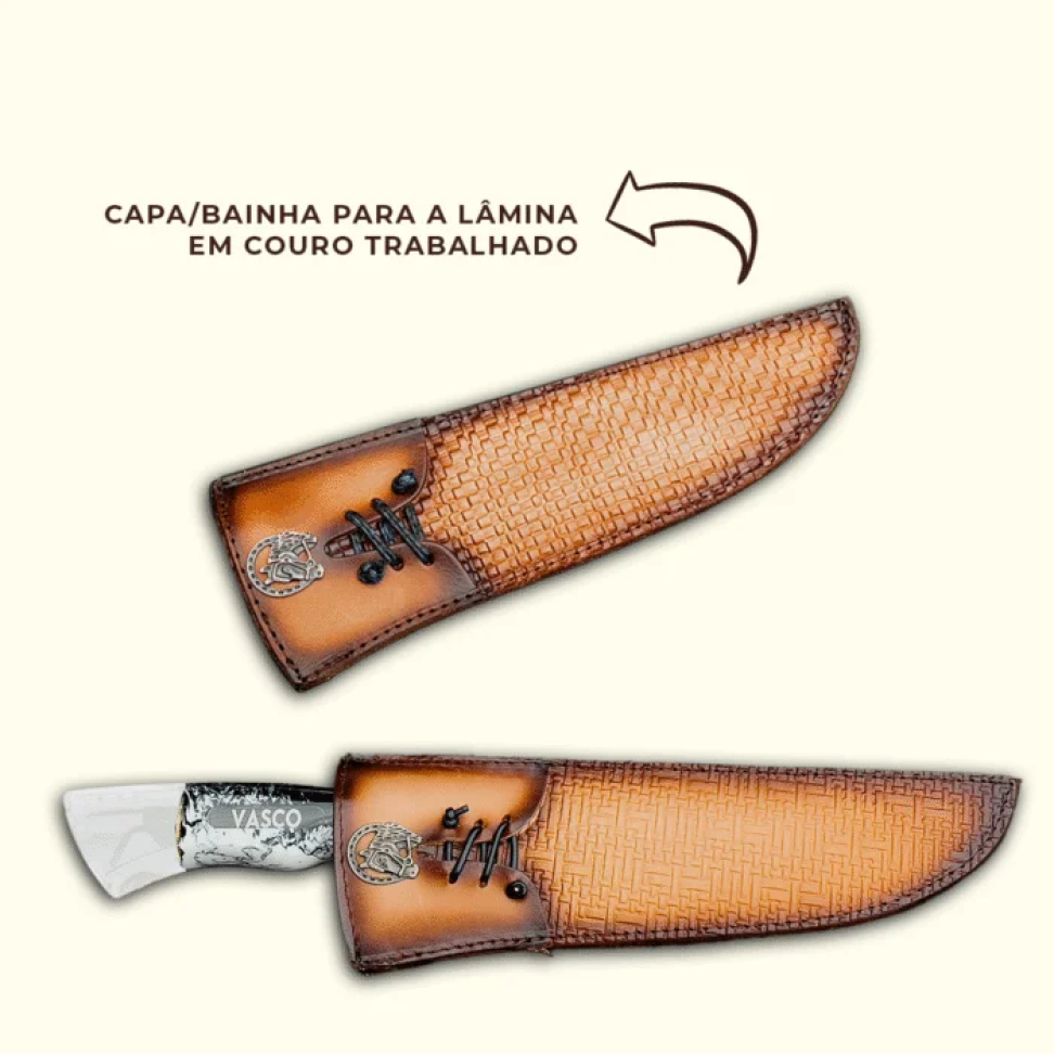 Faca Churrasco Personalizada 10 Pol Aço Inox do seu Time - #5