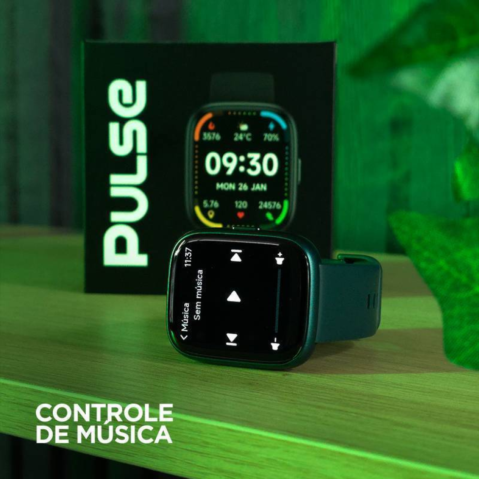 Smartwatch Wearzone Pulse, Alexa, Resistência à água IP68, iOS e Android, Bateria 7 dias - #18
