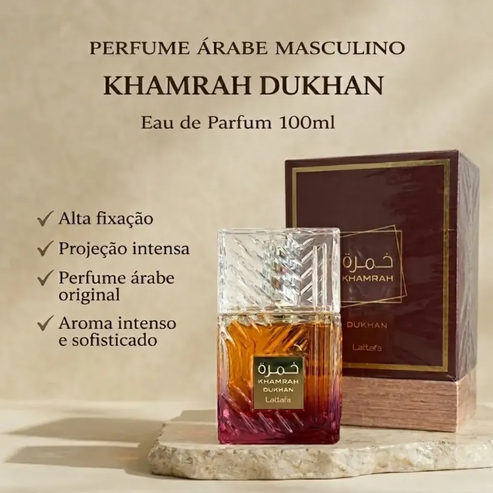Perfume Lattafa Khamrah Dukhan Edp Unissex 100 ml - #3