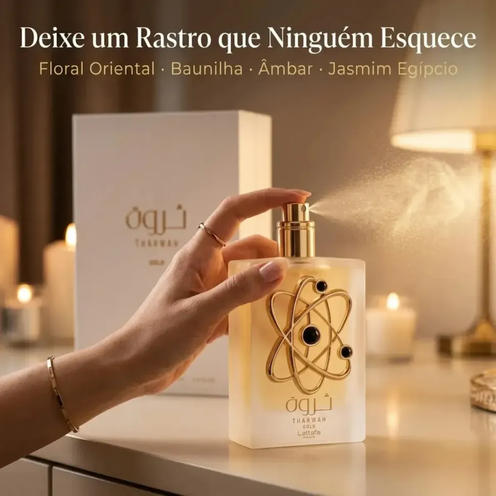 Perfume Tharwah Gold Lataffa Feminino 100ml Eau De Parfum - #6
