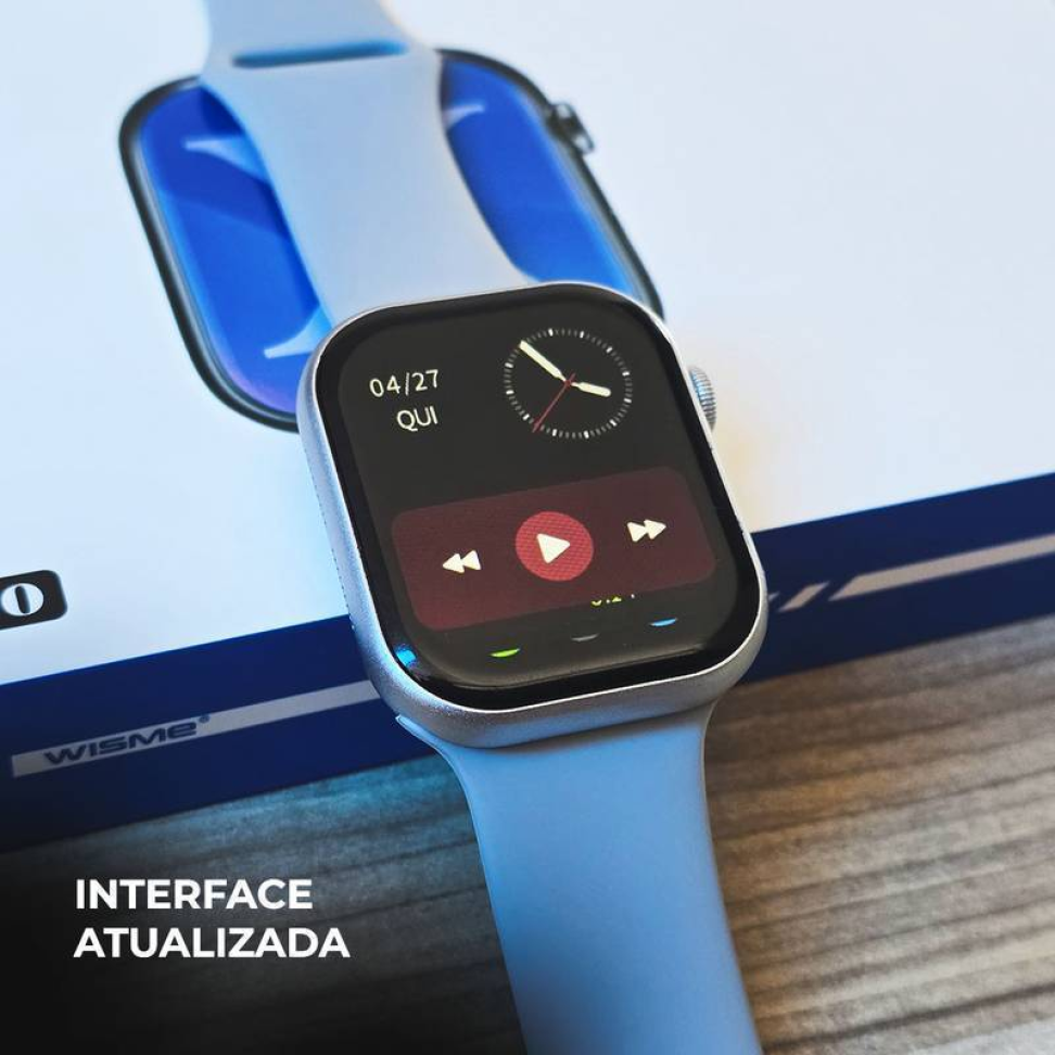 Smartwatch Ws-x10 Série 10 + Kit 3 Pulseiras | Bluetooth - #19