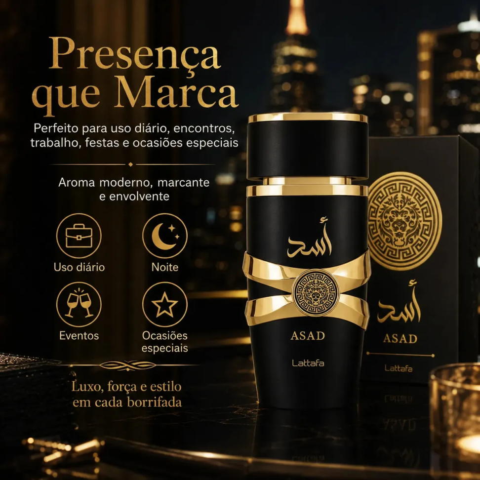 Perfume Lattafa Asad Edp Masculino 100ML - #4