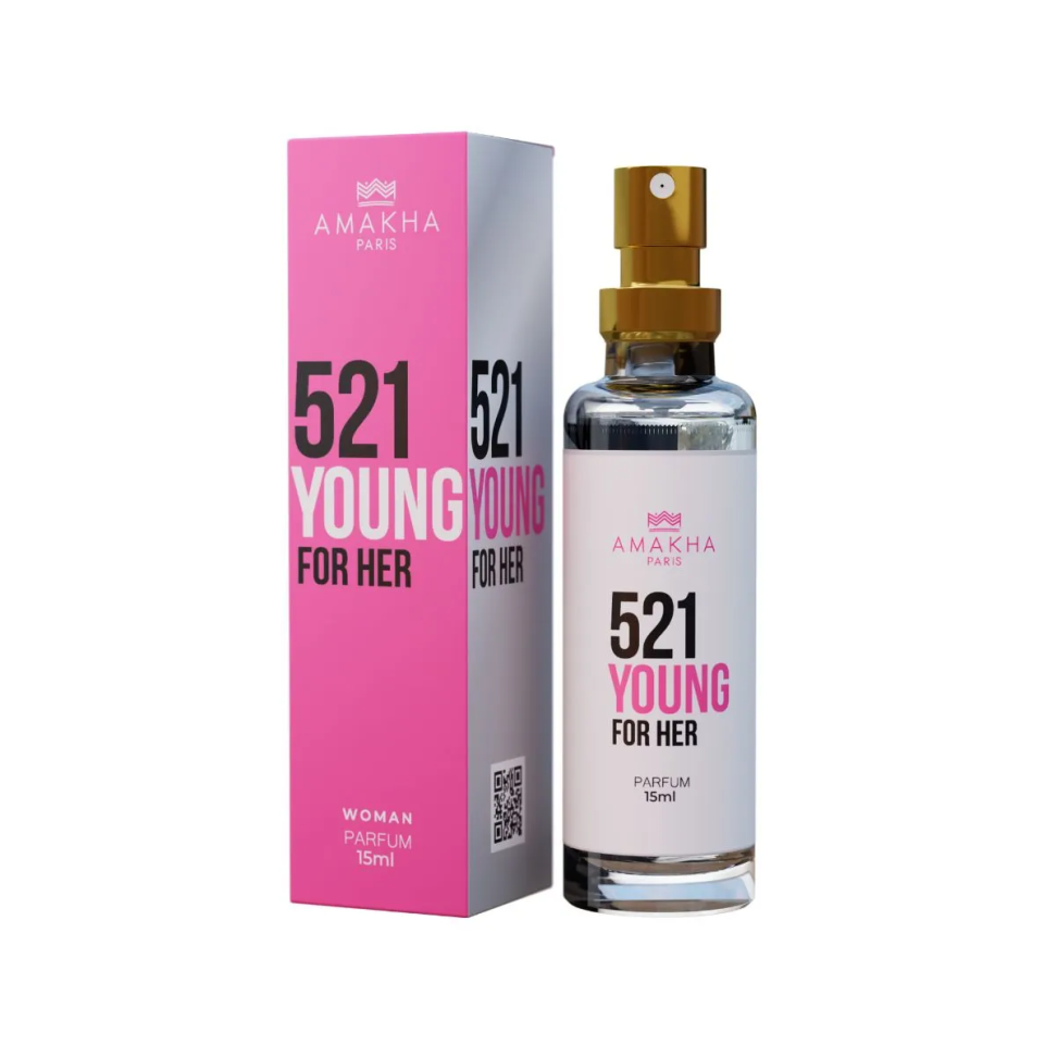 521 Young for Her 15ml - Insp. 212 Young Foverer for Her ( Fem )