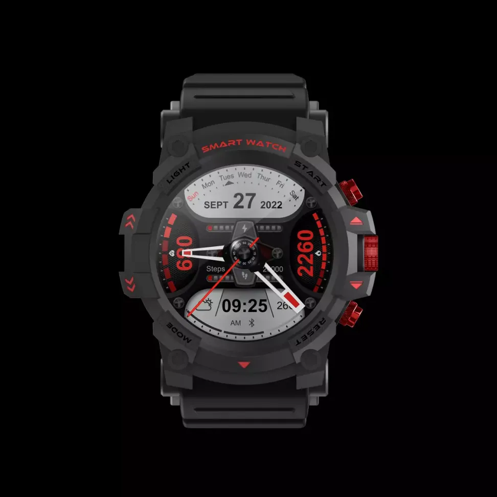 Smartwatch Peje G01C Amoled GPS A Prova D'água - Preto e Bege - #5