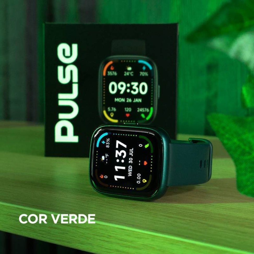 Smartwatch Wearzone Pulse, Alexa, Resistência à água IP68, iOS e Android, Bateria 7 dias - #22