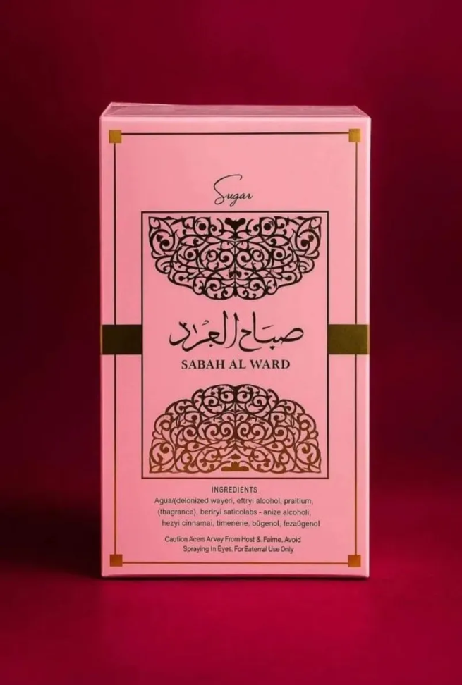 Perfume Al Wataniah Sabah Al Ward Sugar ( Rosa )  Edp Feminino 100ml - #5