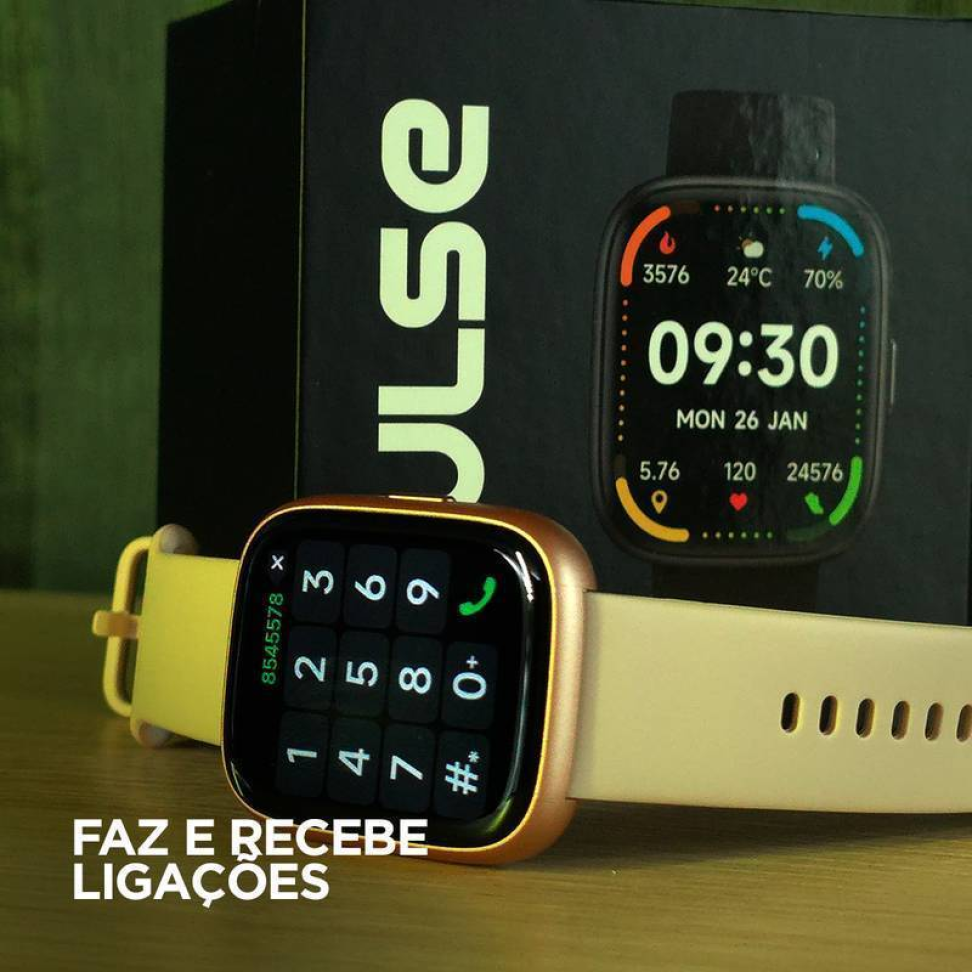 Smartwatch Wearzone Pulse, Alexa, Resistência à água IP68, iOS e Android, Bateria 7 dias - #14