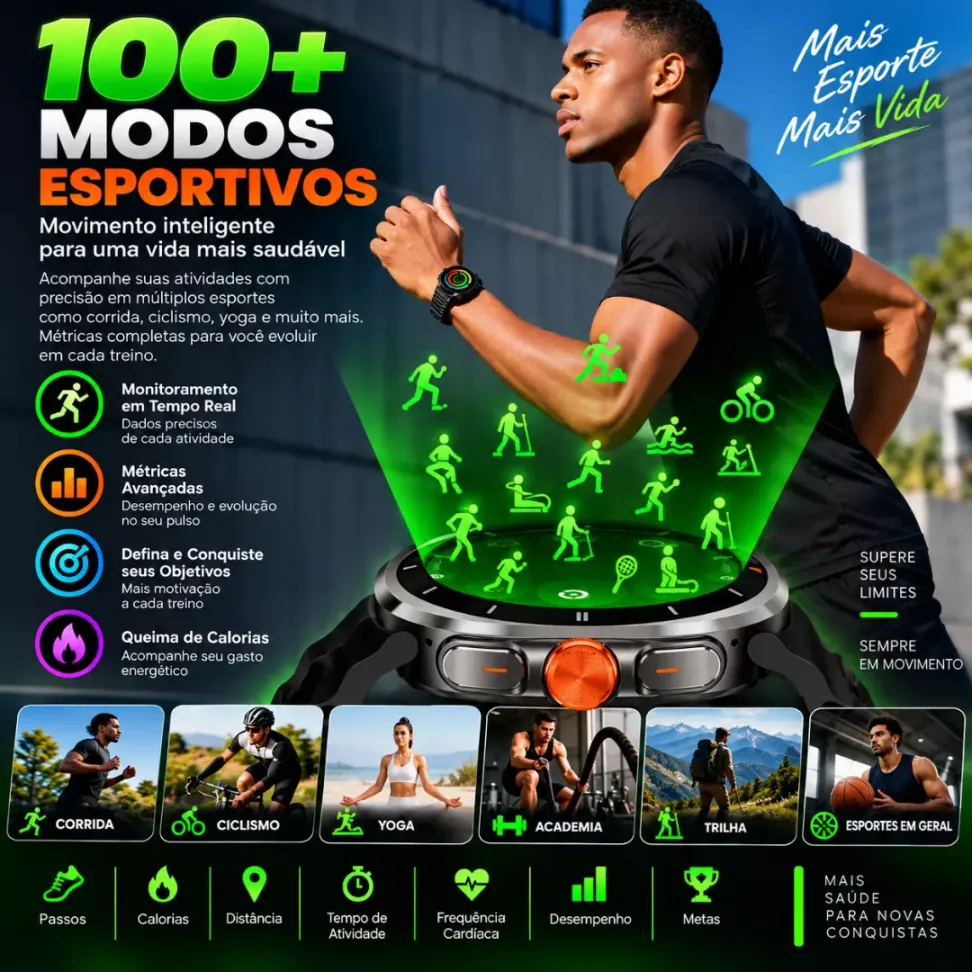 Smartwatch Haylou Vibe LS30 Amoled Chamadas - Preto - #4
