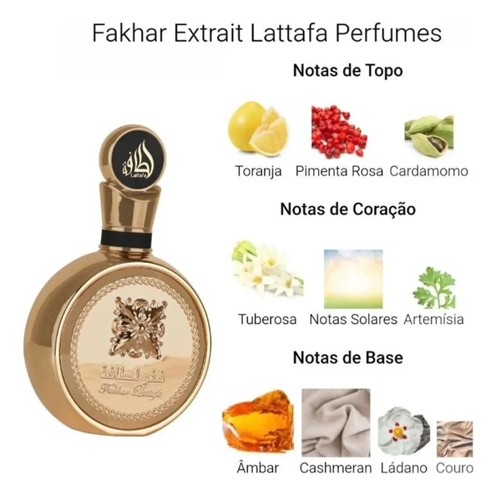 Perfume Lattafa Fakhar Gold Extrait Edp Unissex 100ml
