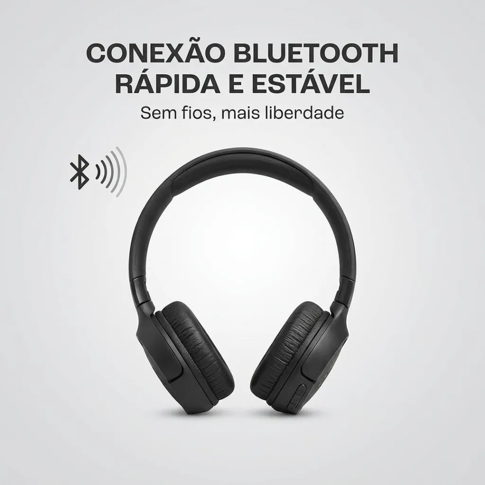 Fone De Ouvido Jbl 530bt Bluetooth Wireless Sem Fio - #5