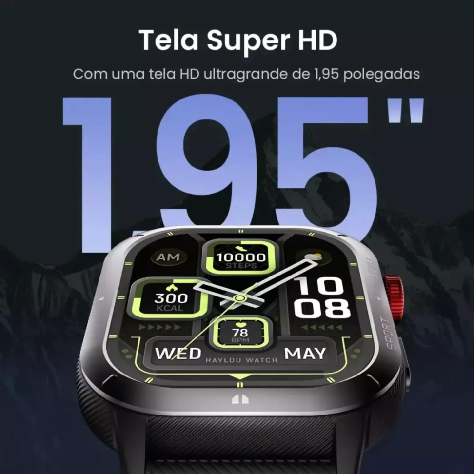 Smartwatch Haylou Iron Neo A Prova D'água - Preto - #4