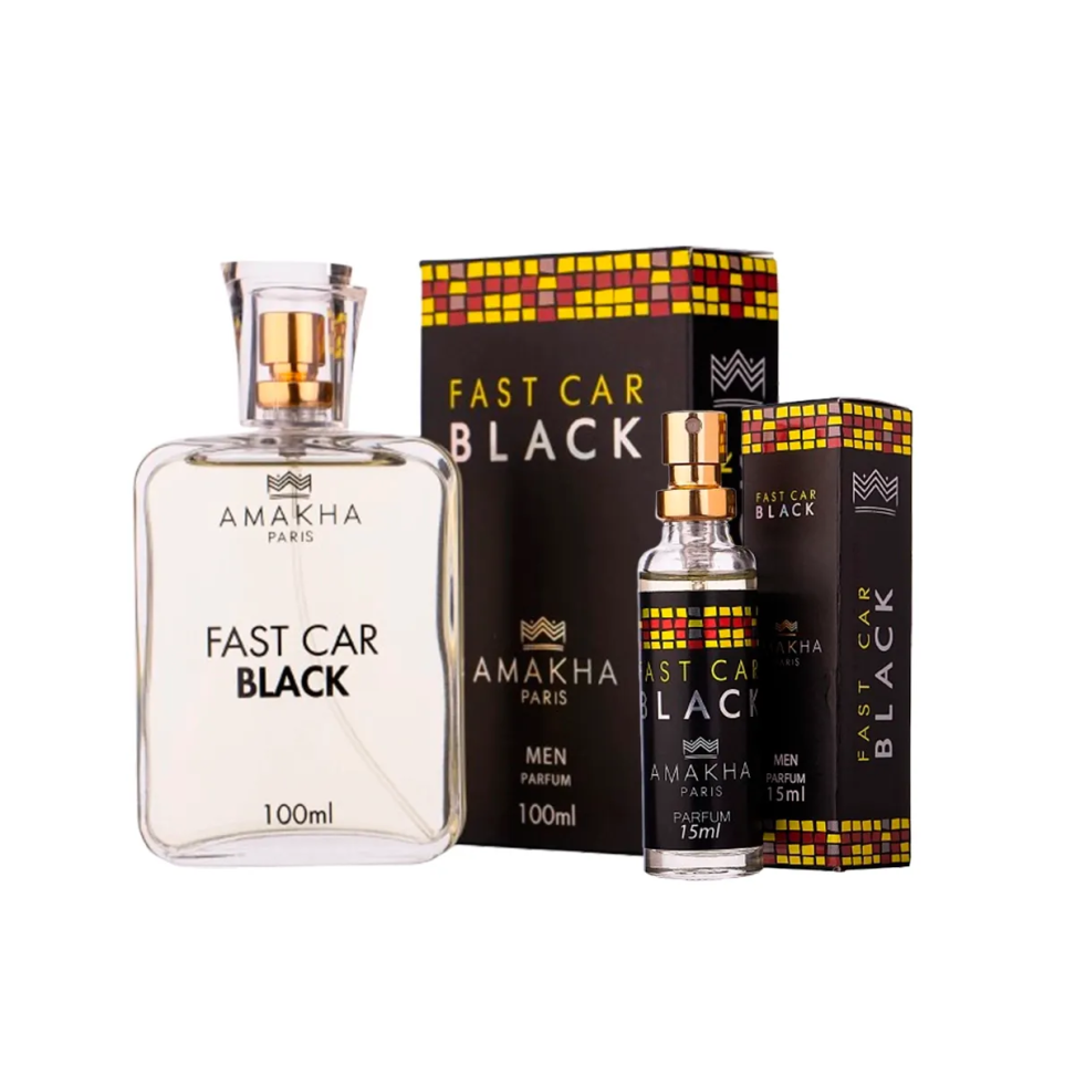 Kit Perfumado Fast Car Black - Insp por Ferrari Black ( Masc )