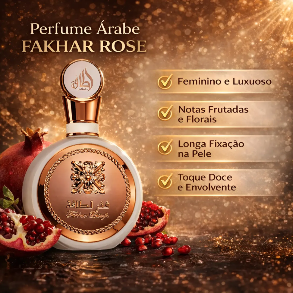 Perfume Lattafa Fakhar Rose Sereia Edp Feminino 100ml - #4