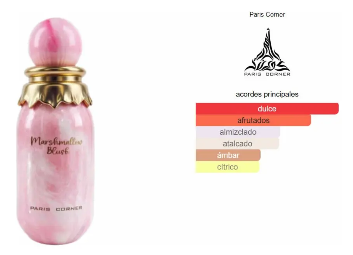 Perfume Marshmallow Blush Paris Corner Edp Feminino 100ml