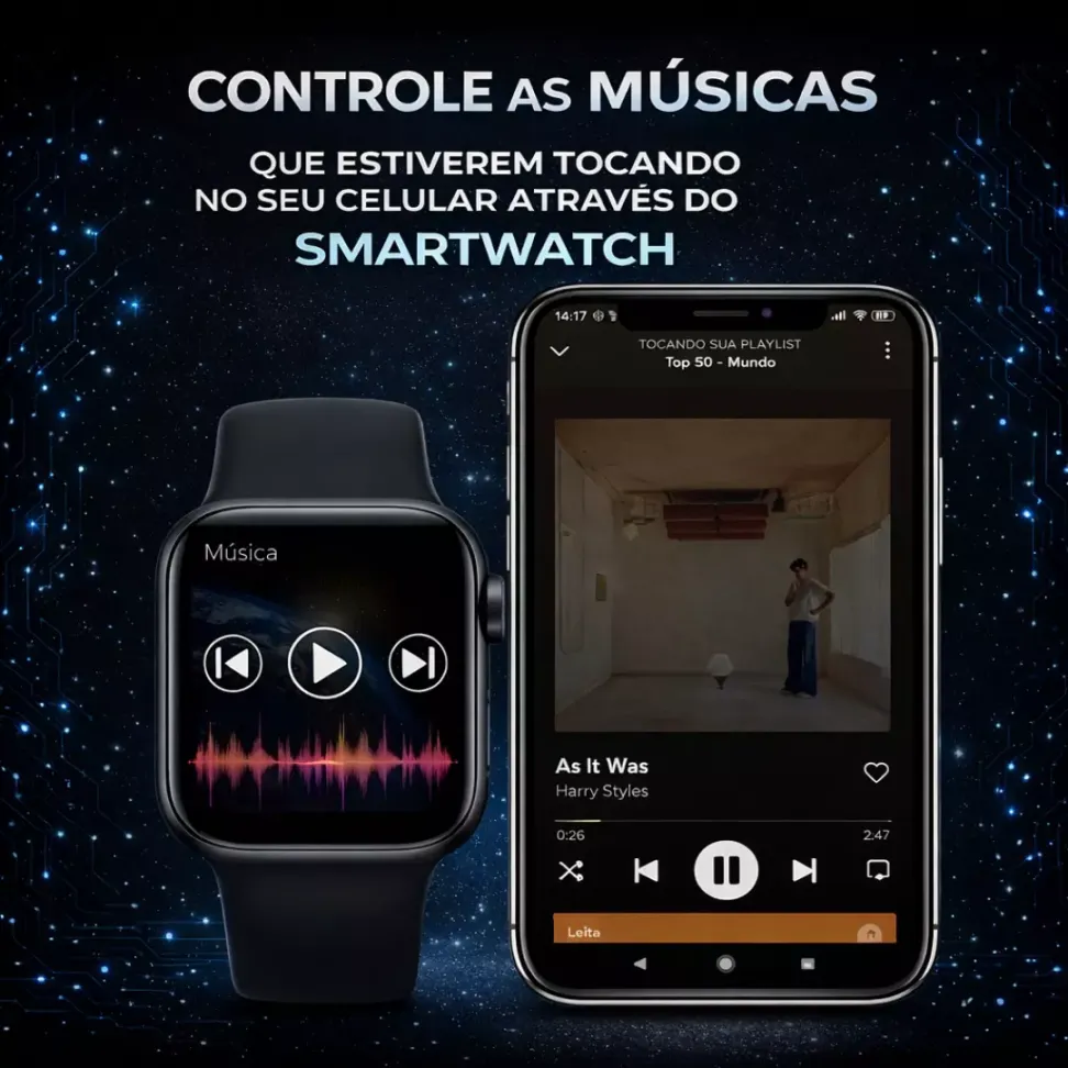 Smartwatch CS11 47mm Serie 11 Jogos Pulseira Extra Lançamento - Preto, Branco e Rosa - #7