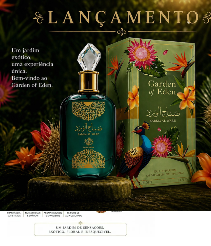 Al Wataniah Sabah Al Ward Garden Of Eden Eau de Parfum Feminino 100ML - #6