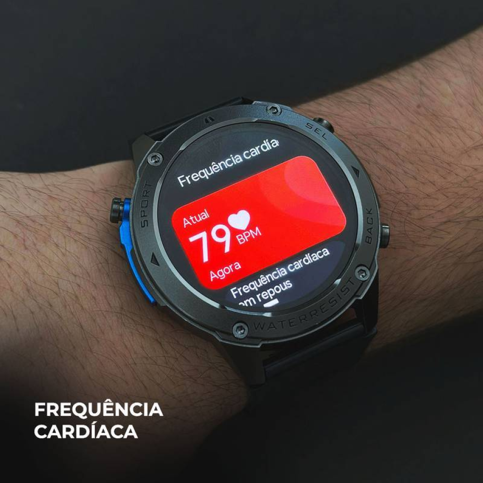 Smartwatch WearZone Brave Sport, com GPS e Resistência Militar IP69K - #11
