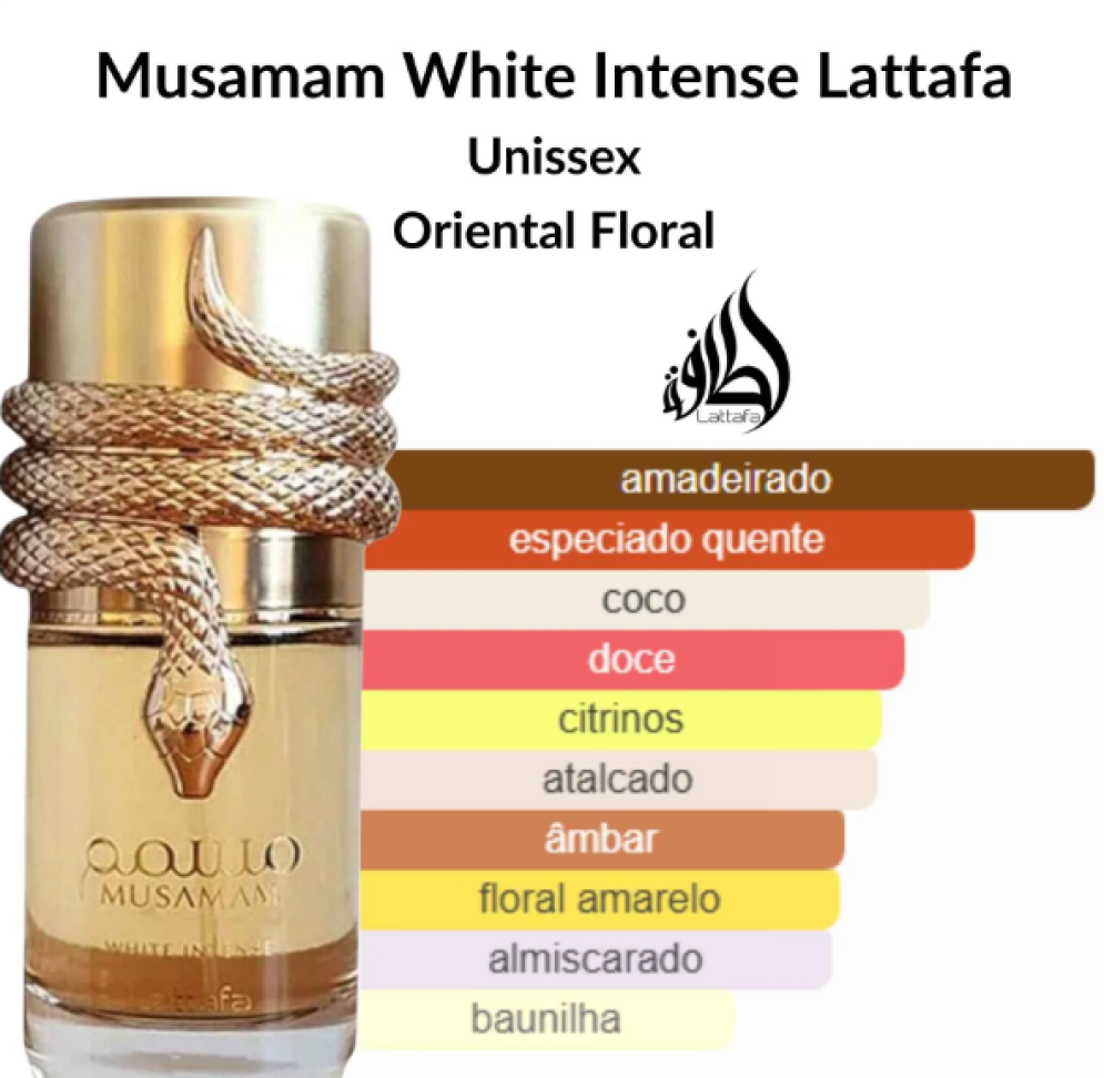 Perfume Lattafa Musamam White Intense  Edp Unissex 100ml