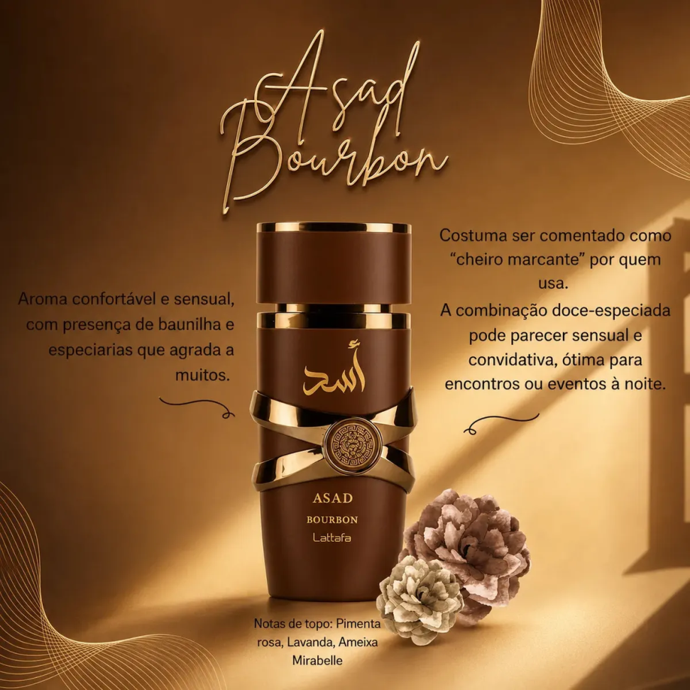 Perfume Lattafa Asad Bourbon Edp Masculino 100ML - #5