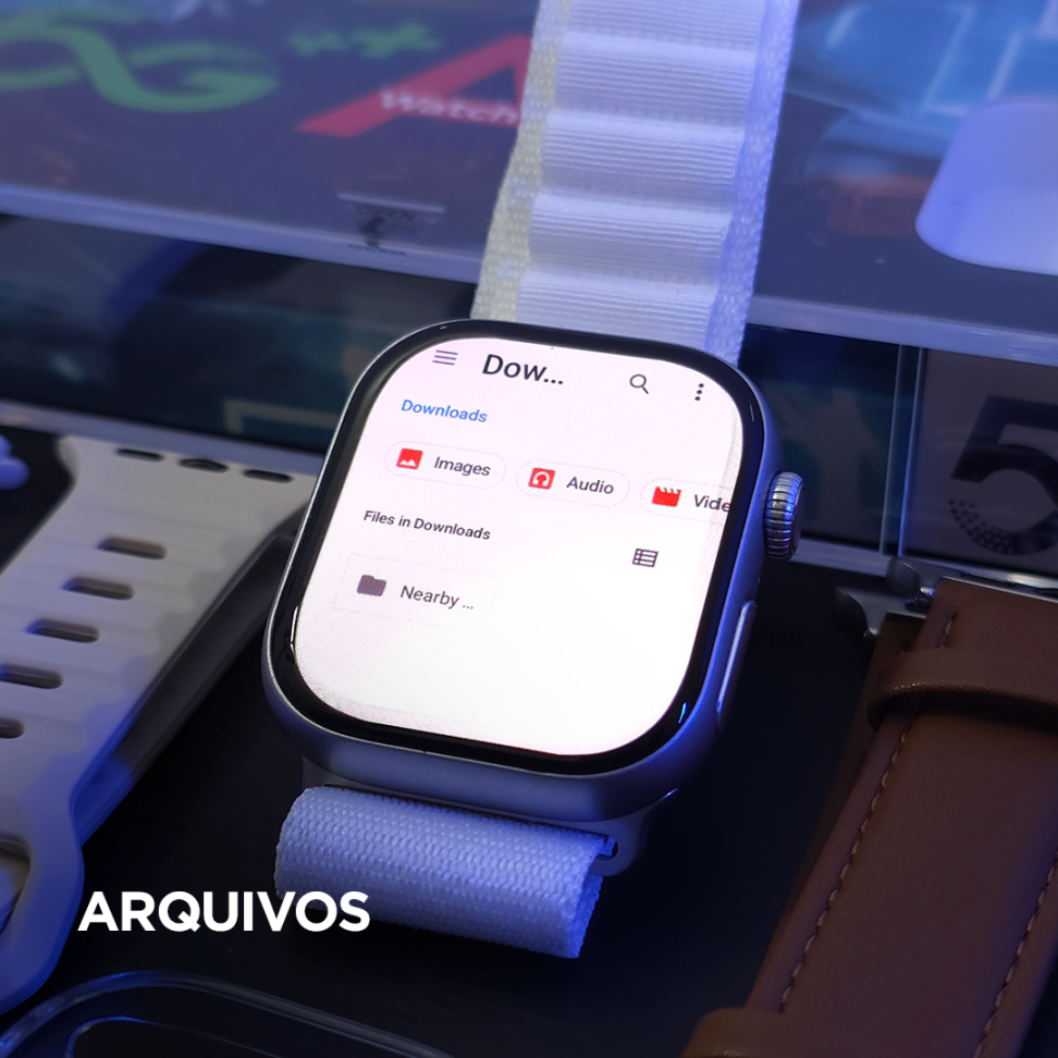 Smartwatch Microwear W11A 5g Chip 46mm com camera 4 Pulseiras 5g Chip WhatsApp-Spotify-Youtube-TTK - #24