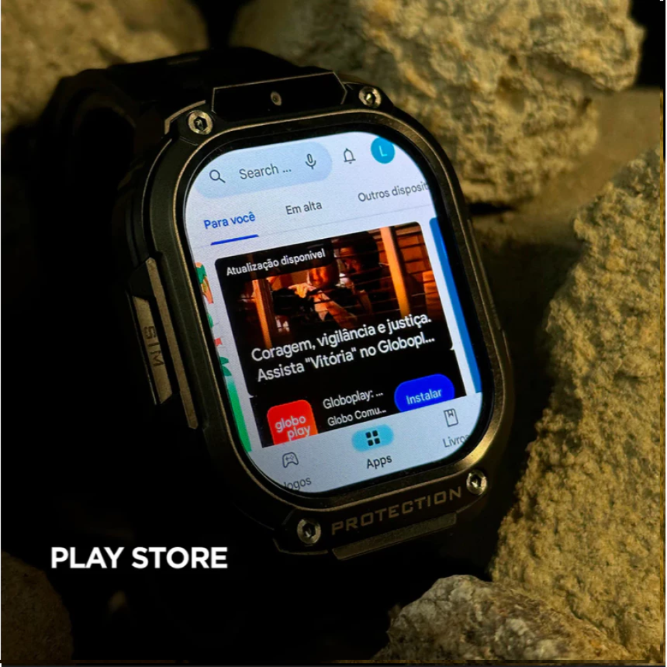 Smartwatch Wearzone Horizon Titan 4g Tela Amoled Proteção Panda Glass 2GB RAM 16GB ROM Ultra Robusto - #7