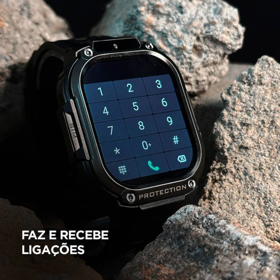 Smartwatch Wearzone Horizon Titan 4g Tela Amoled Proteção Panda Glass 2GB RAM 16GB ROM Ultra Robusto - #14