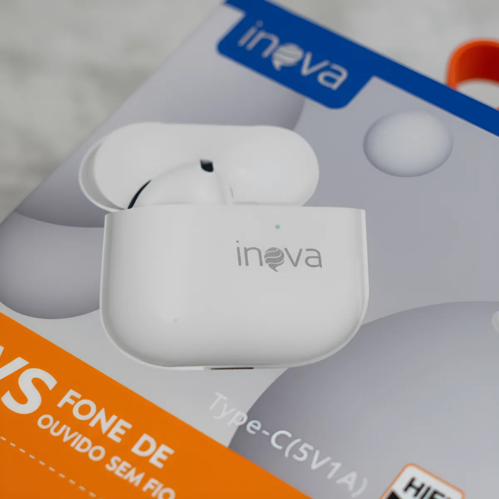 Fone de Ouvido Bluetooth Inova FON-13009 Sem Fio TWS Estéreo Case 300mAh Chamadas Música - #5