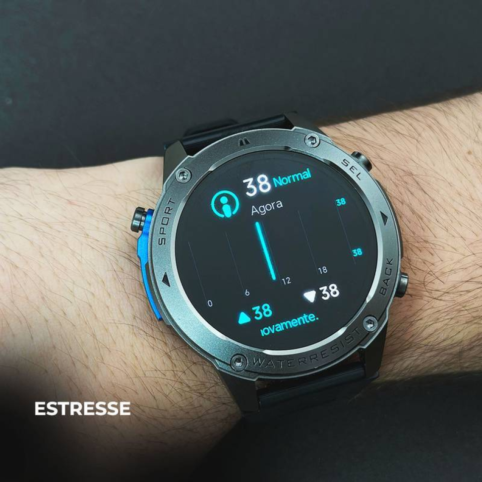 Smartwatch WearZone Brave Sport, com GPS e Resistência Militar IP69K - #13