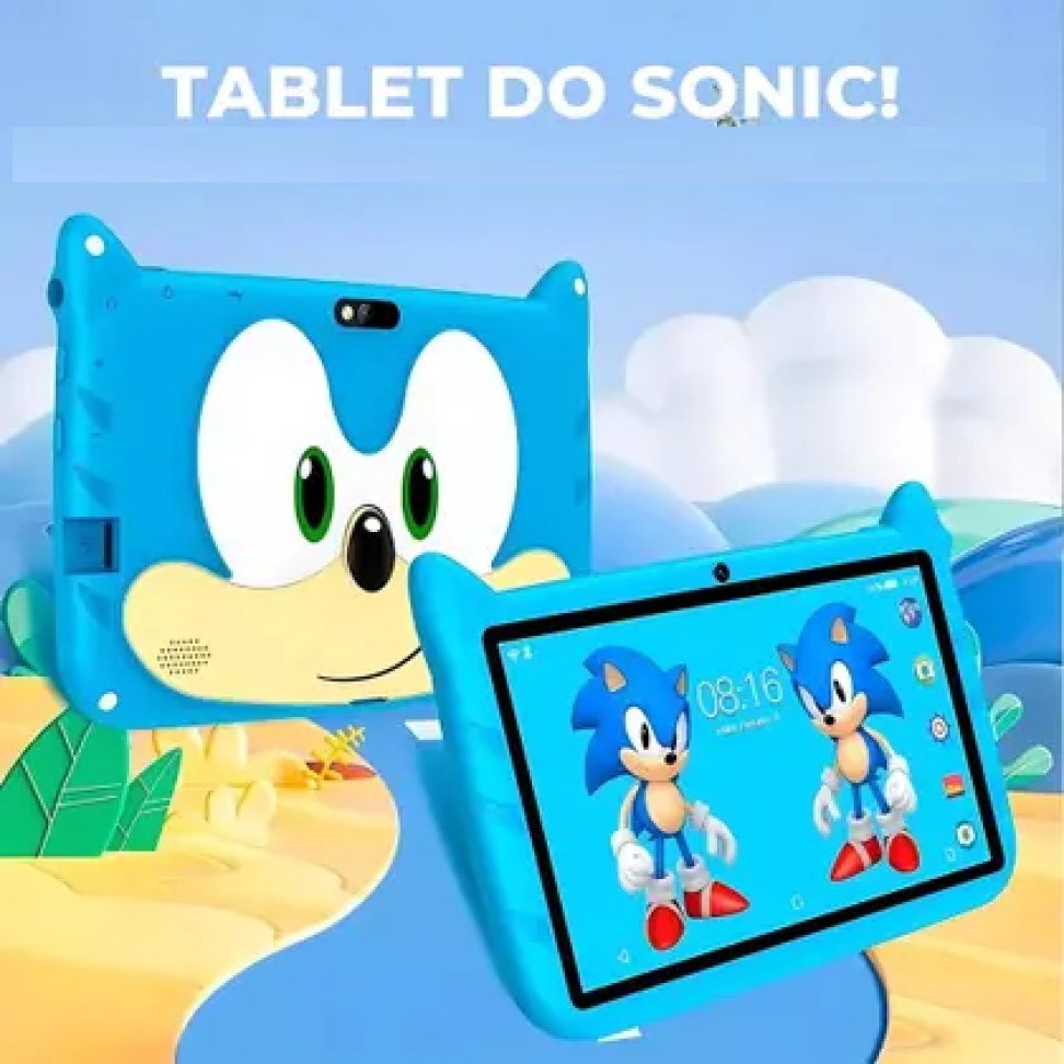 Tablet Infantil Sonic 64GB + 3GB ram Apps Educativos Jogos YouTube WiFi 5G - Disney - #3