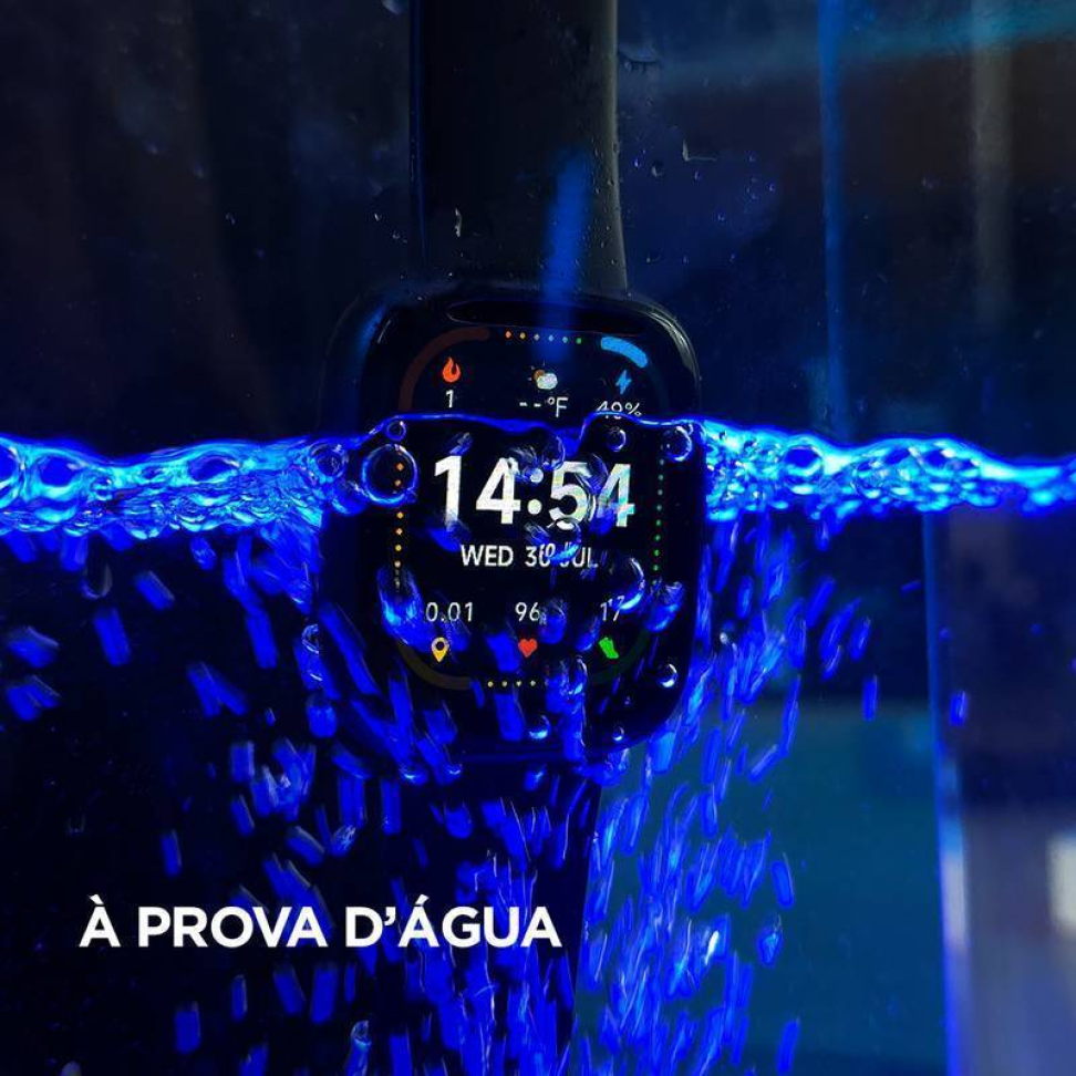 Smartwatch Wearzone Pulse, Alexa, Resistência à água IP68, iOS e Android, Bateria 7 dias - #24