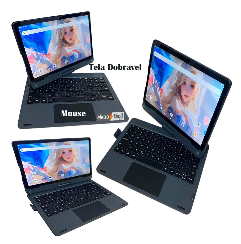 Tablet PC Gamer Tela 11 12GB RAM 256GB Armazenamento 5G Aceita Chip - Cinza - Thiweik