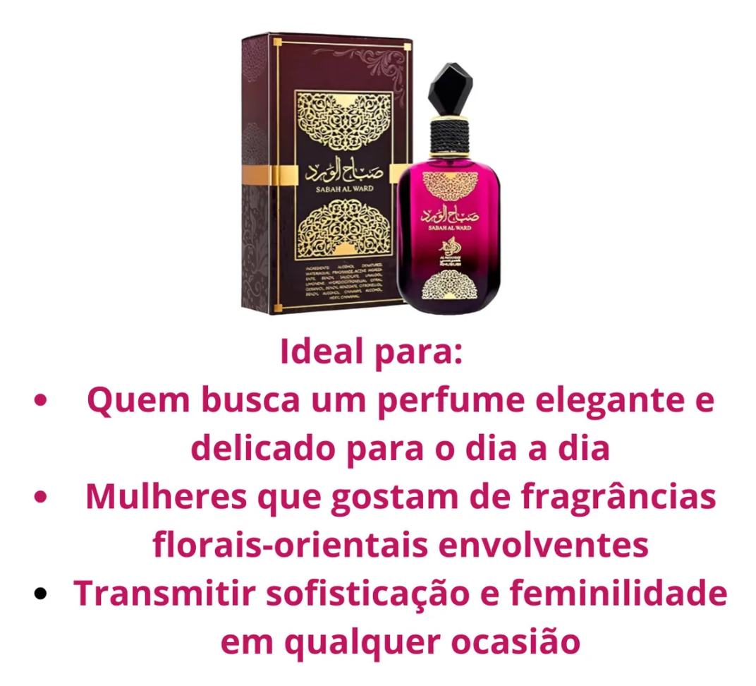 Perfume Al Wataniah Sabah Al Ward Edp  Feminino 100ml - #3