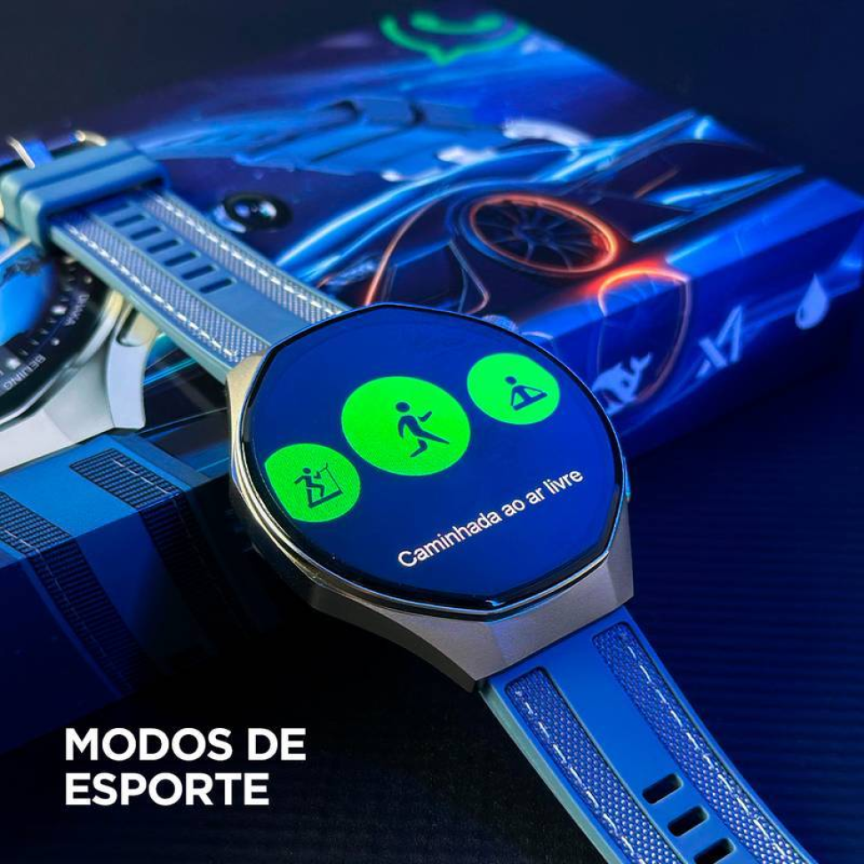 Smartwatch Microwear M9 Gps Super Amoled 8atm Original - #10