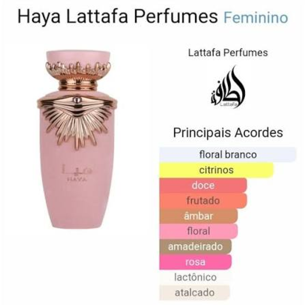 Perfume Lattafa Haya Edp Feminino 100ml