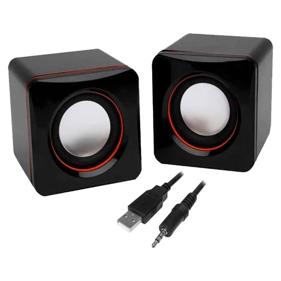Caixa De Som Multimidia Portatil 3w Para Pc E Note B Max