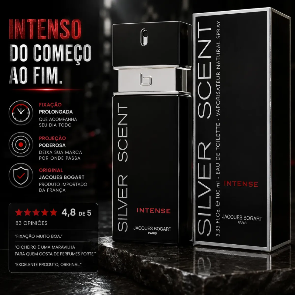 Jacques Bogart Silver Scent Intense Eau de Toilette Masculino 100ML - #4