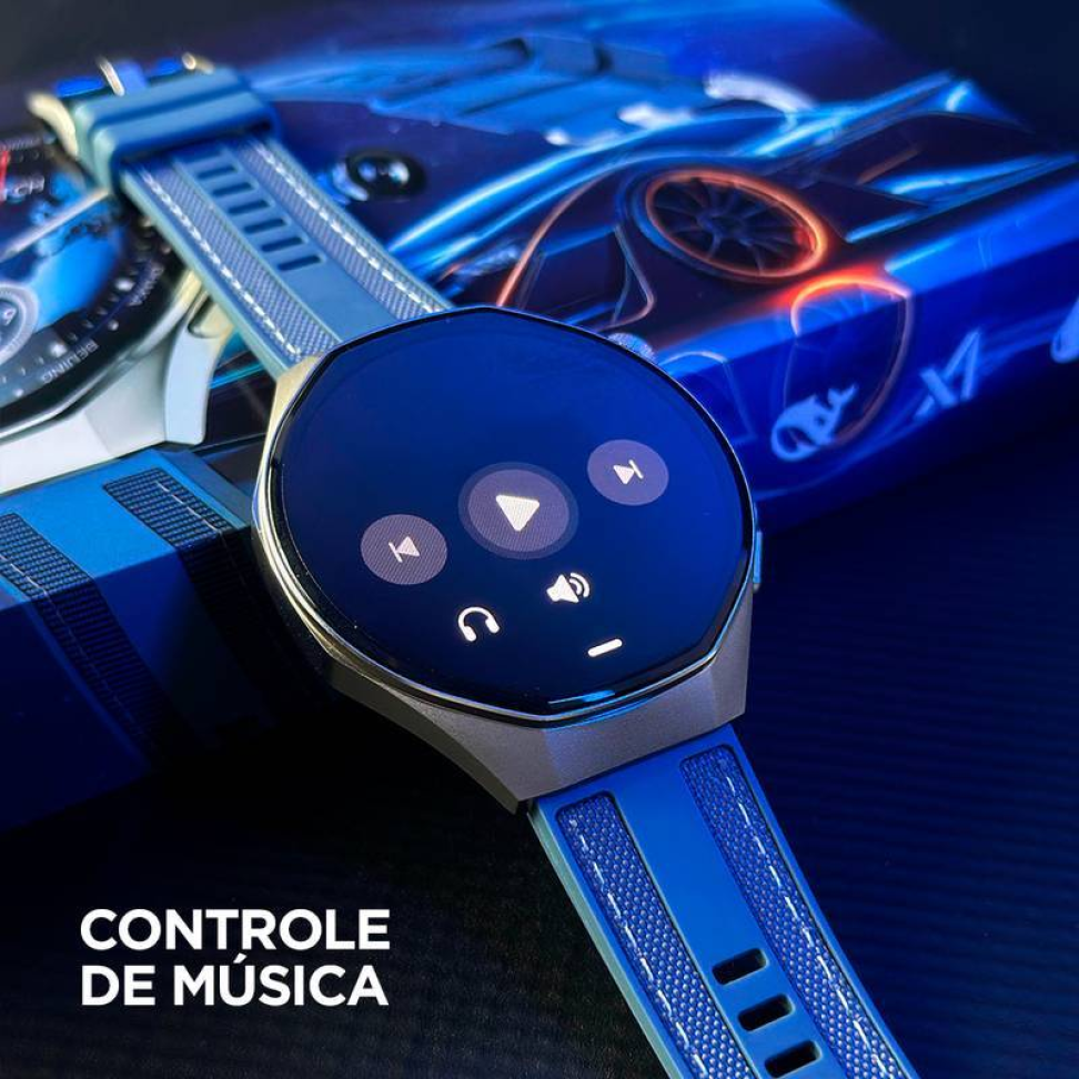 Smartwatch Microwear M9 Gps Super Amoled 8atm Original - #5
