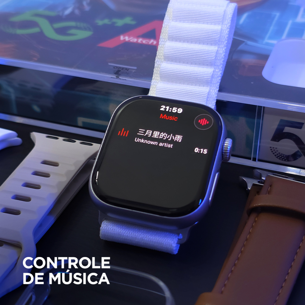 Smartwatch Microwear W11A 5g Chip 46mm com camera 4 Pulseiras 5g Chip WhatsApp-Spotify-Youtube-TTK - #15