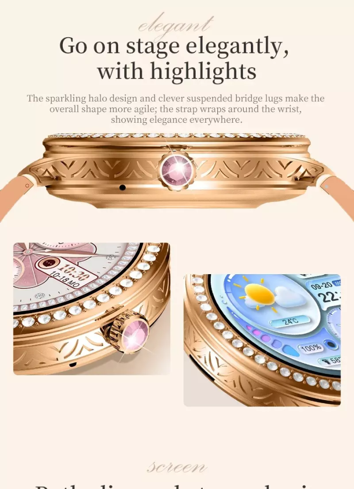 Smartwatch Hw16 Mini Fashion + Bracelete e Brincos Edição Limitada - #4