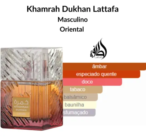 Perfume Lattafa Khamrah Dukhan Edp Unissex 100 ml
